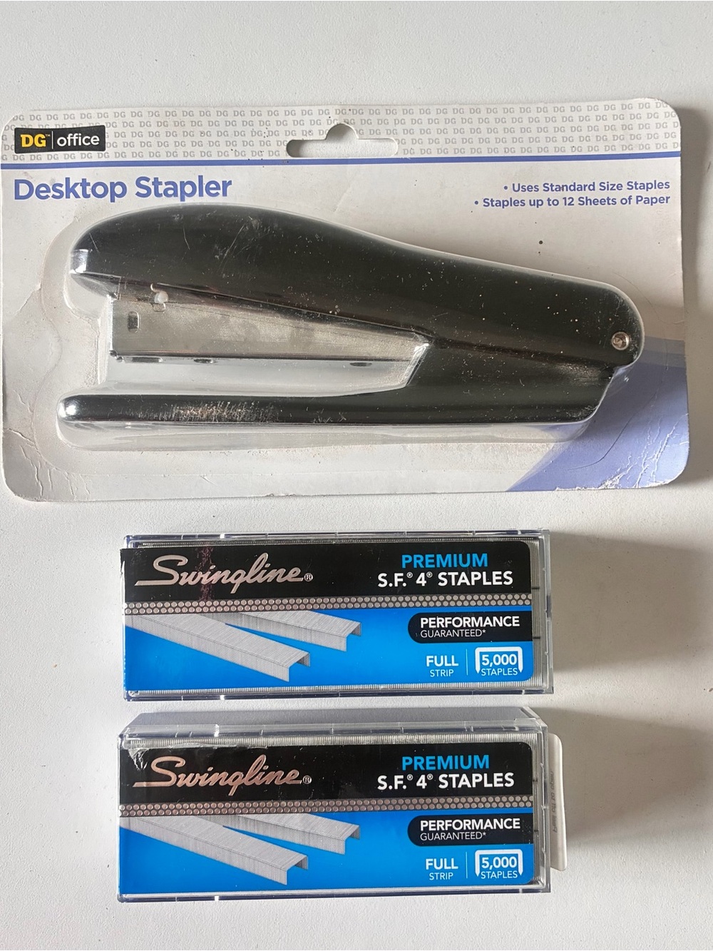 New! Standard Desktop Stapler With 2 Boxes of Office Depot Standard Staples